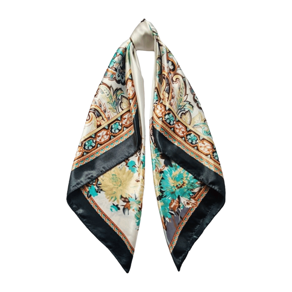 Scarf Silk Square - Exquisite Bohemian Printed Women's Scarf 90x90cm