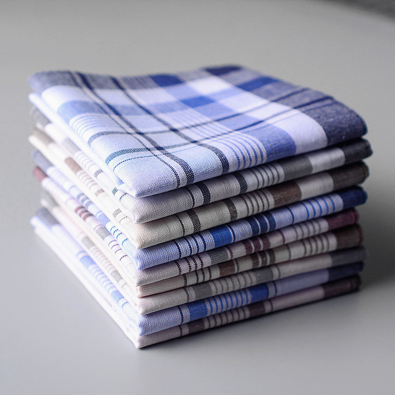 100% Cotton Handkerchief Plaid - đánh giá và giá Handkerchief Cotton Men