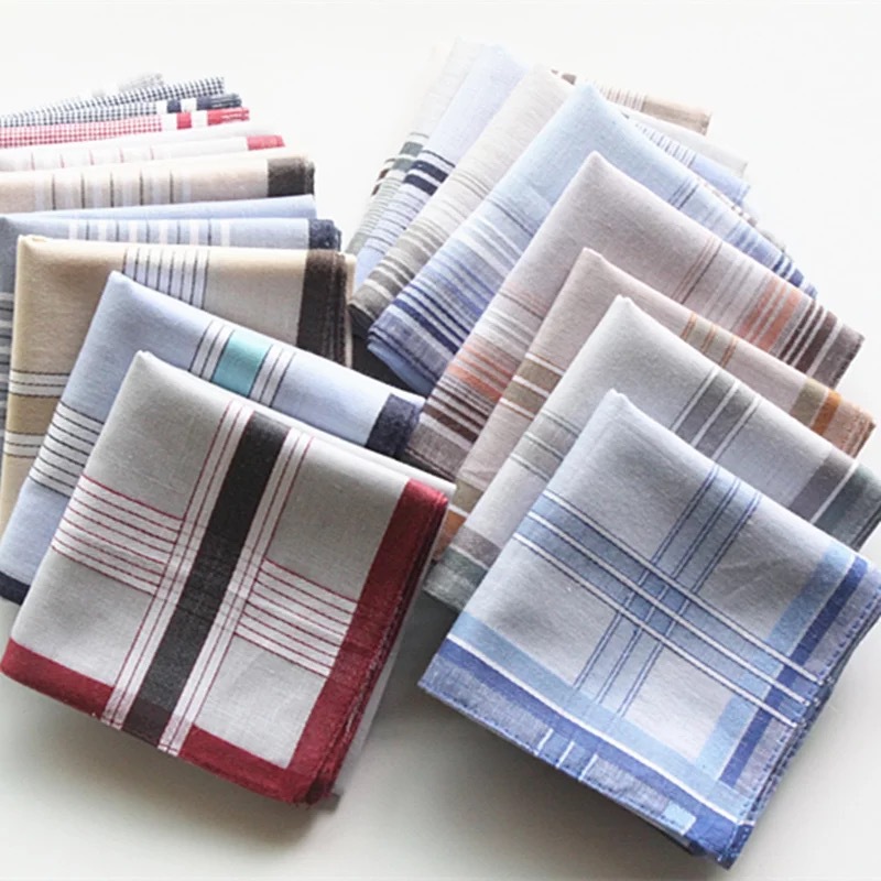 100% Cotton Handkerchief Plaid - đánh giá và giá Handkerchief Cotton Men