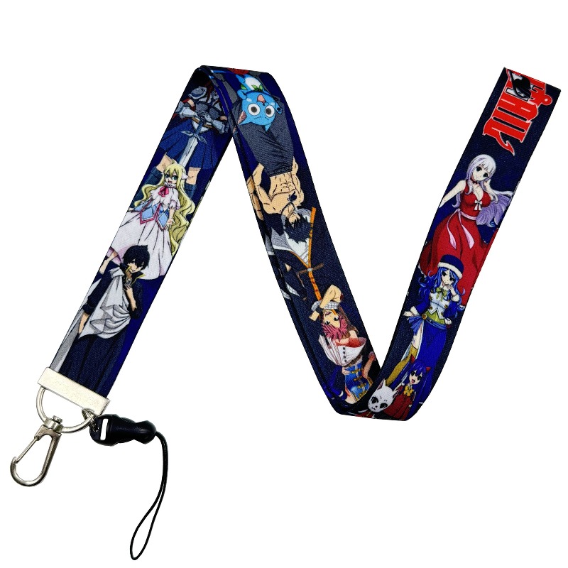 5pcs Fairy Tail Anime Peripher - đánh giá và giá Lanyard Badge Holder