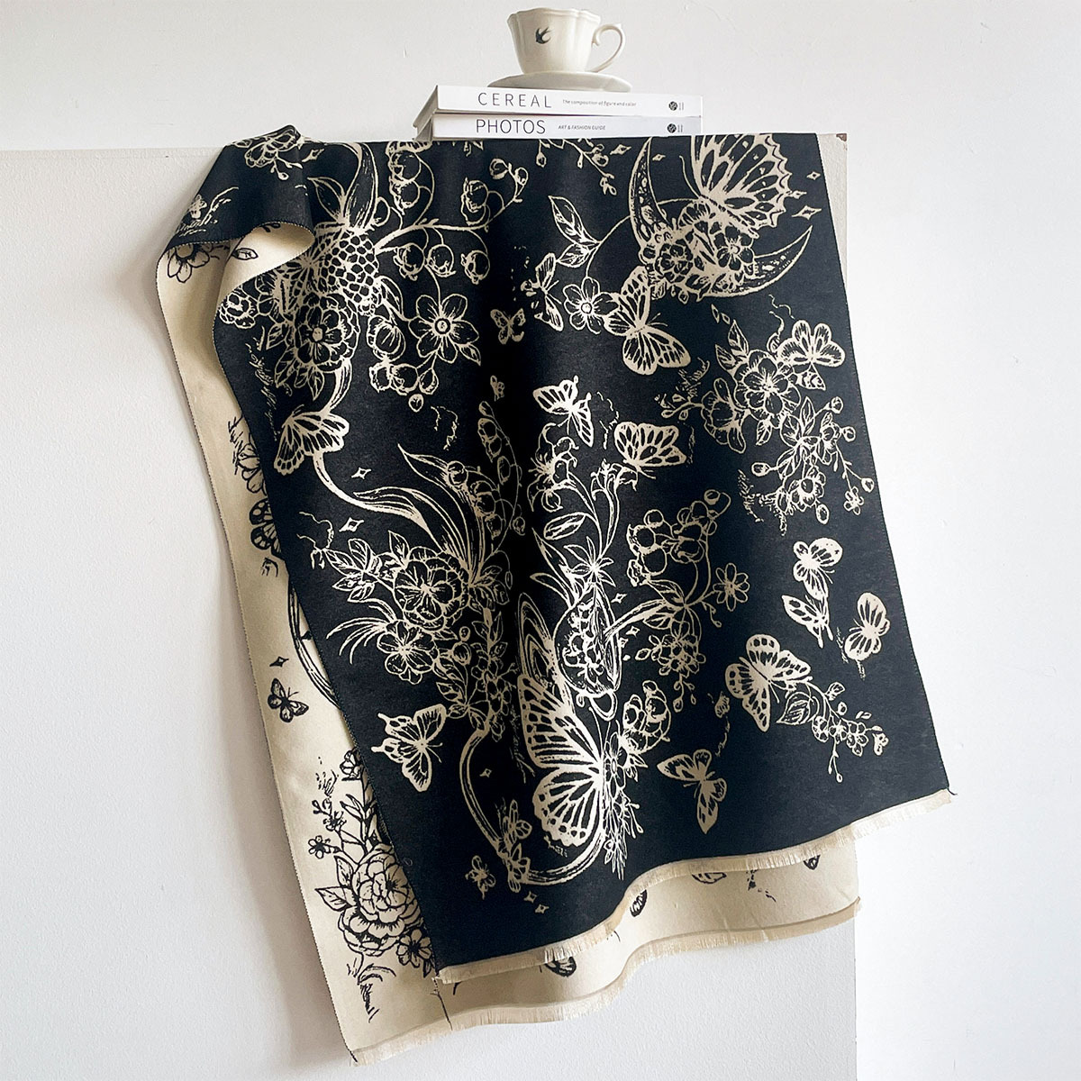 Imitation Cashmere Fringed Sca - đánh giá và giá Pashmina Wrap Large