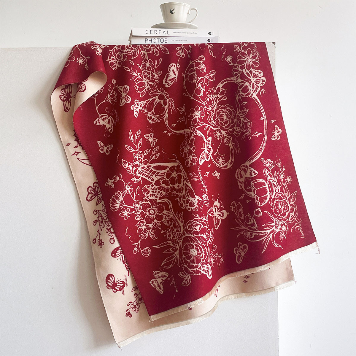 Imitation Cashmere Fringed Sca - đánh giá và giá Pashmina Wrap Large