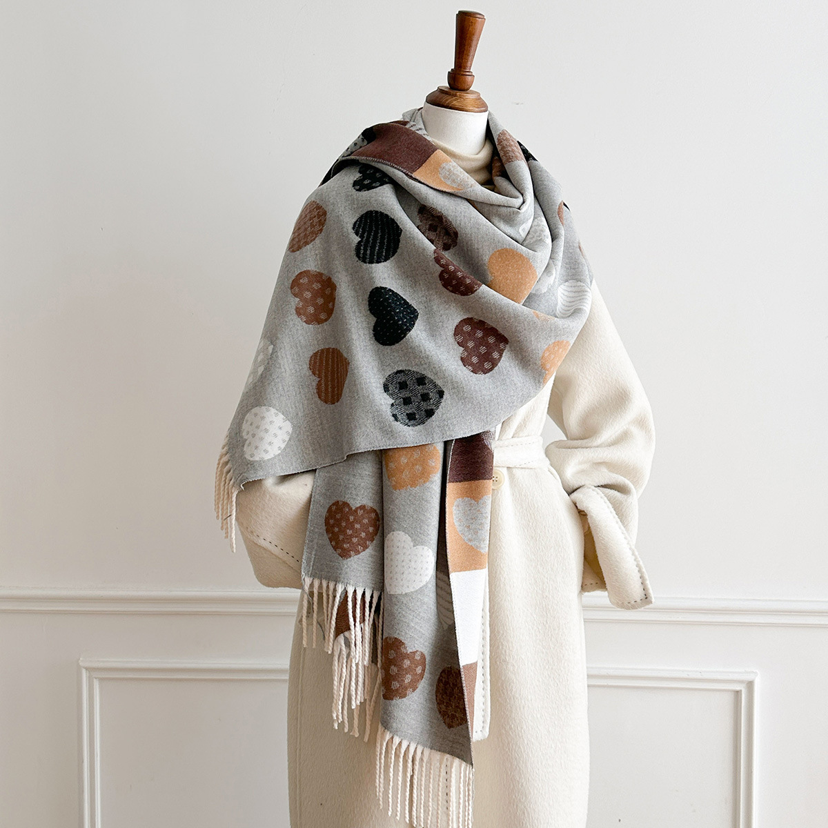 Women Imitation Cashmere Scarf - đánh giá và giá Pashmina Wrap Large