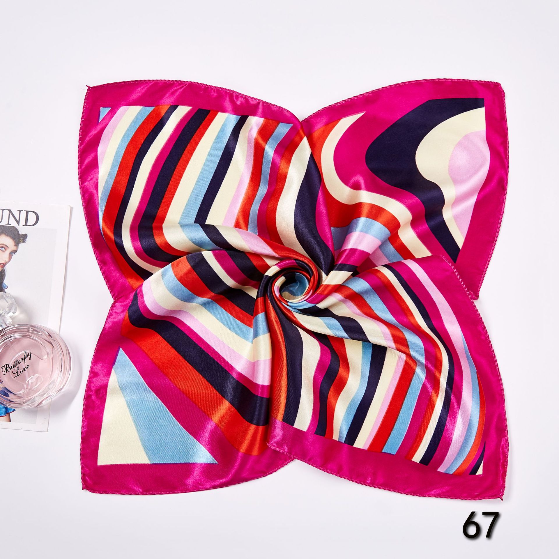 50*50cm Square Silk Scarves Sc - đánh giá và giá Scarf Silk Square