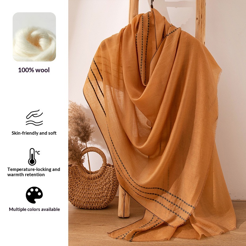 100% Wool Scarf Ultra Soft Lar - đánh giá và giá Pashmina Wrap Large