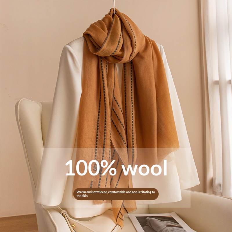 100% Wool Scarf Ultra Soft Lar - đánh giá và giá Pashmina Wrap Large