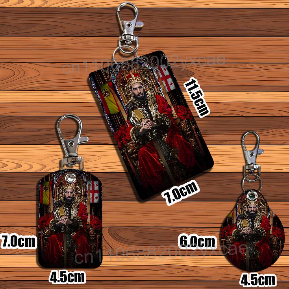 Looking forward Ilia Topuria L - đánh giá và giá Lanyard Badge Holder