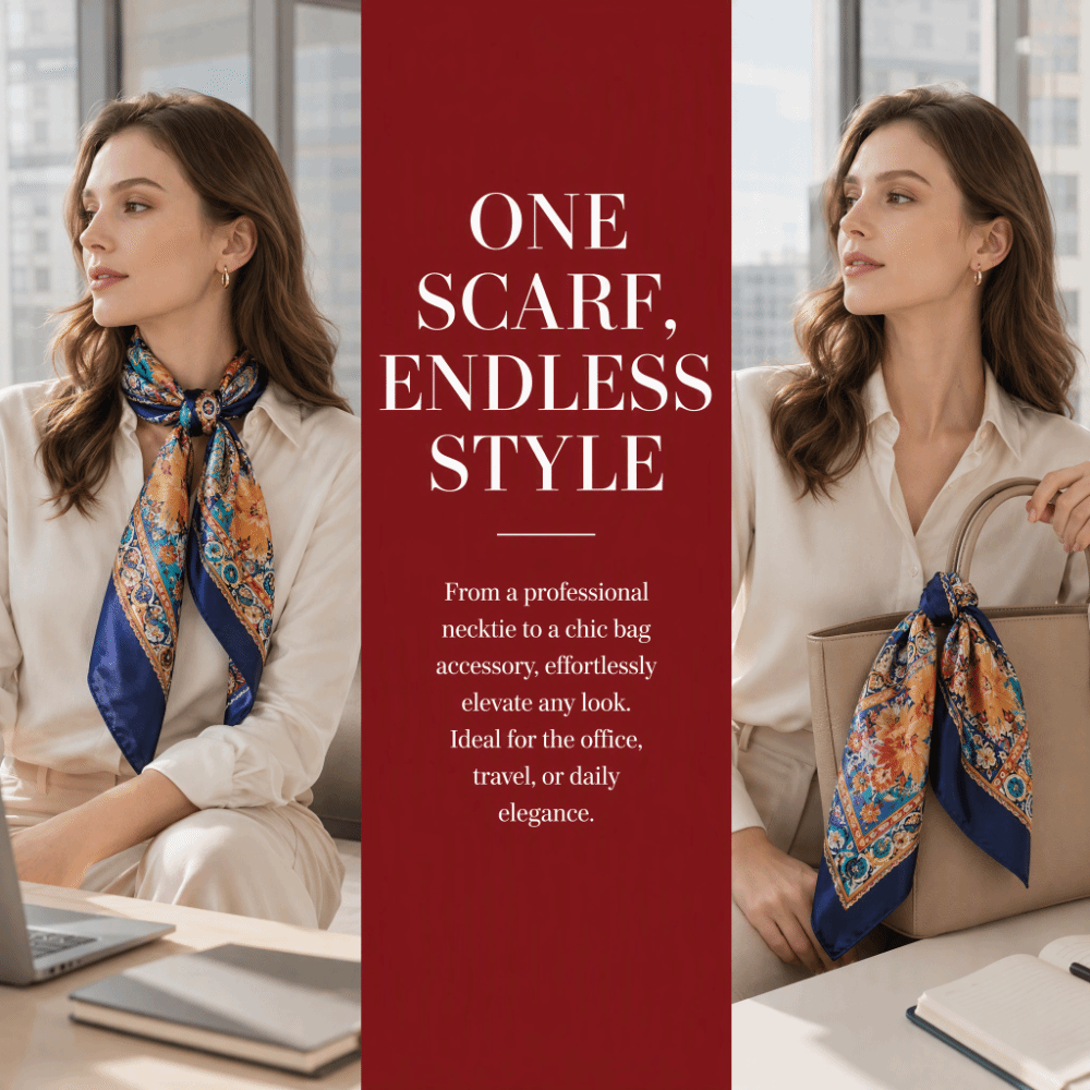 Exquisite Bohemian Printed Wom - đánh giá và giá Scarf Silk Square